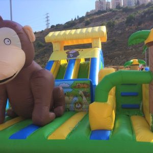 השכרת מתנפחים לילדים - פארק גלישה הקופים